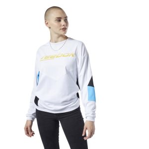 Reebok Classic Advance Crew Sweatshirt Damen - Weiß - DE 139-UHC